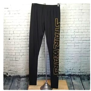 Disney Star Wars Black n Gold Leggings